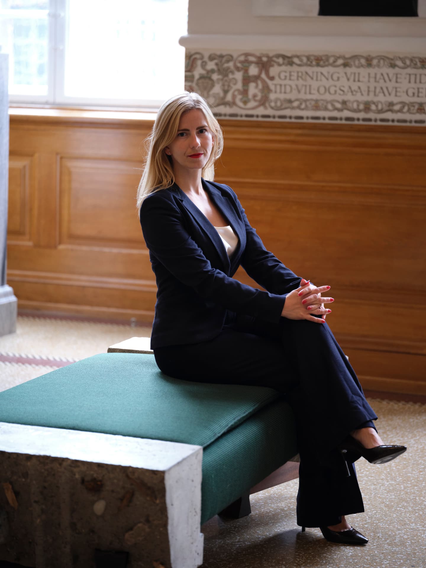 Emilie Schytte i Folketingssalen